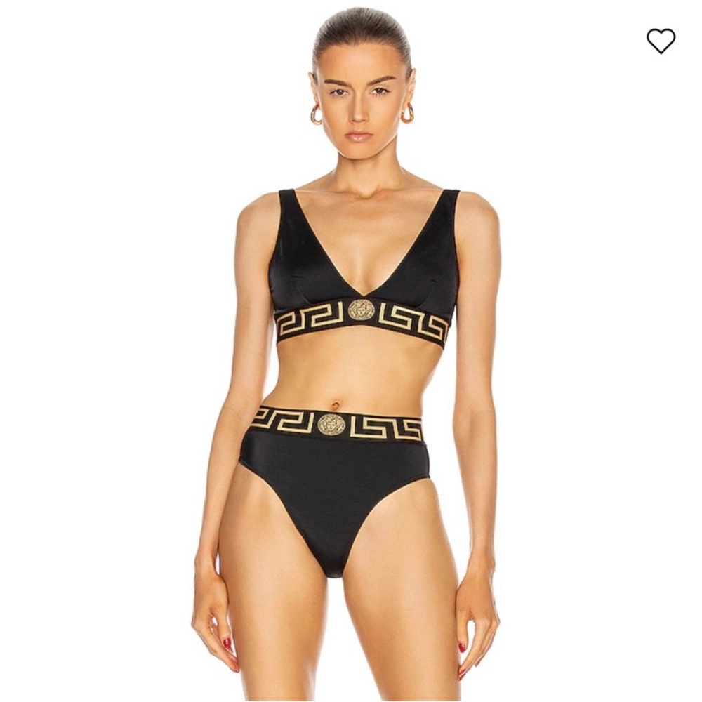 Versace black bikini set size 1 or XS
